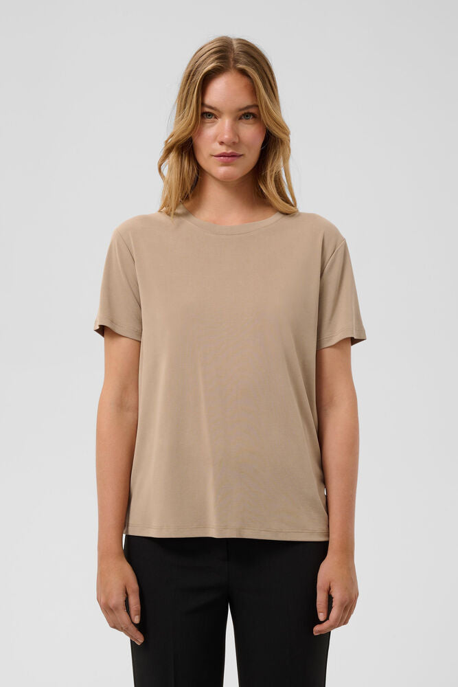 SLColumbine Crew Neck T-Shirt - Silver Mink