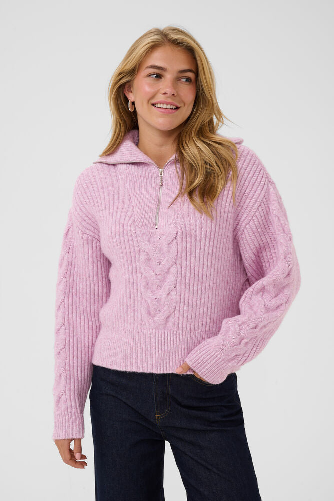 TalmaSZ Pullover - Mauve Mist Melange