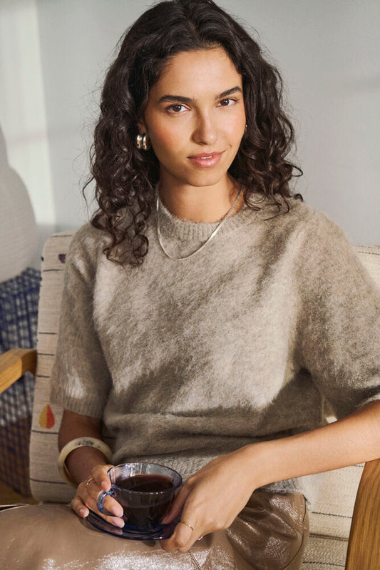 TabanaSZ Short Sleeve Pullover - Weathered Teak