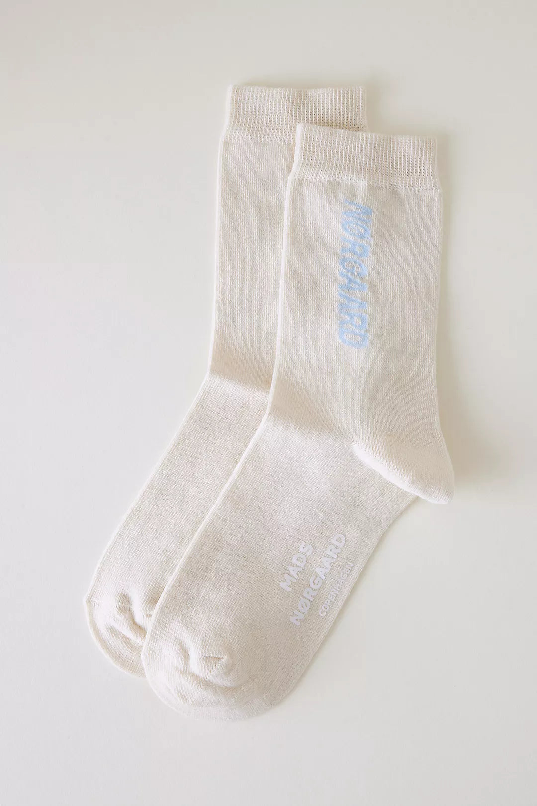 Single Logo Socks - Ecru