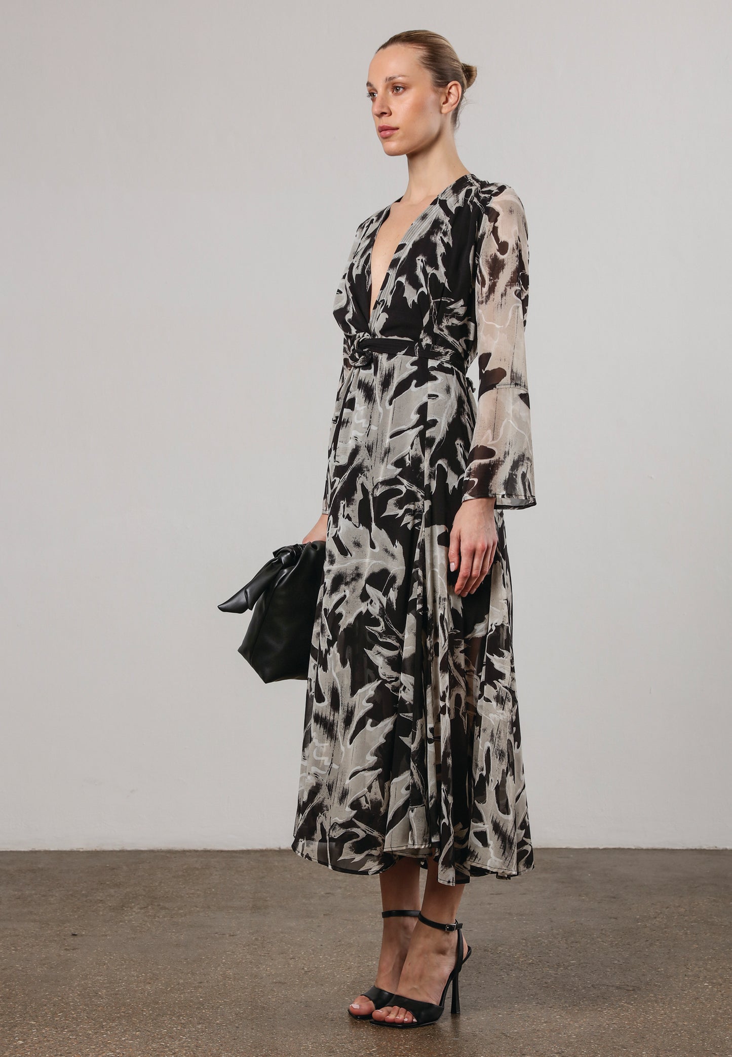 Flash Maxi Dress - Camo Black