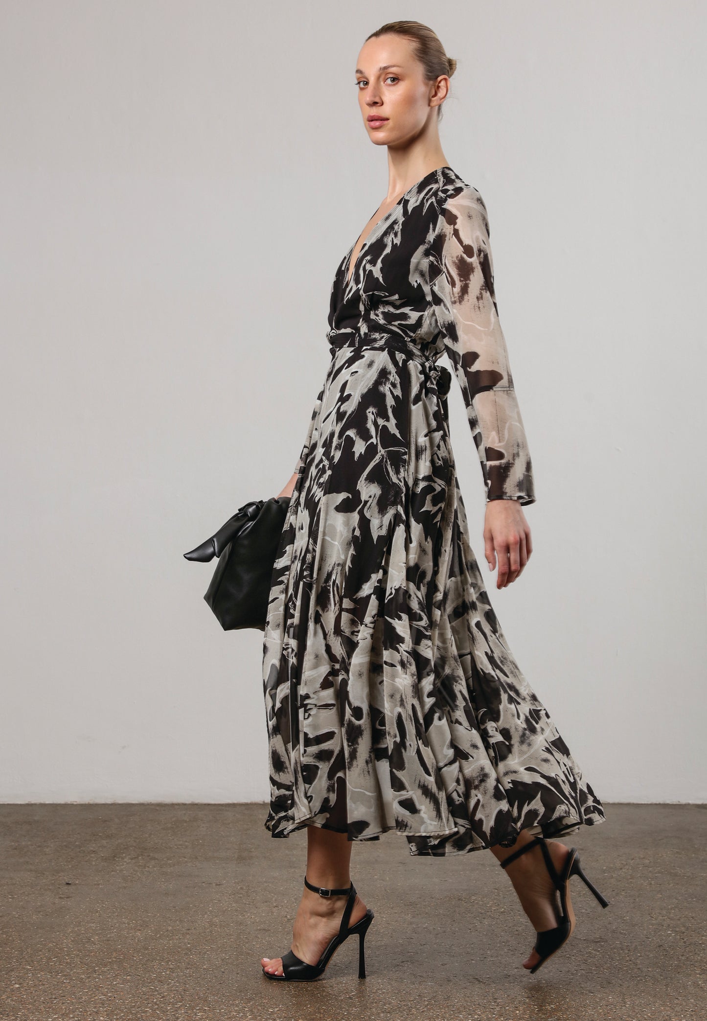 Flash Maxi Dress - Camo Black