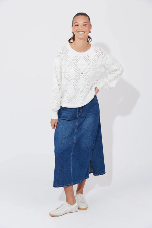 Corfu Jumper - White