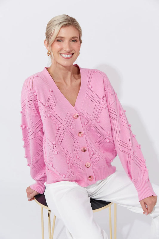 Corfu Cardigan - Musk