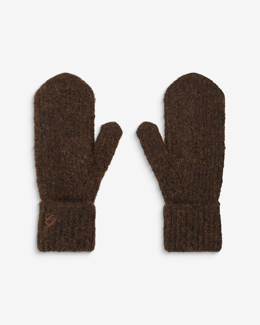 Acajou Mittens - Chocolate