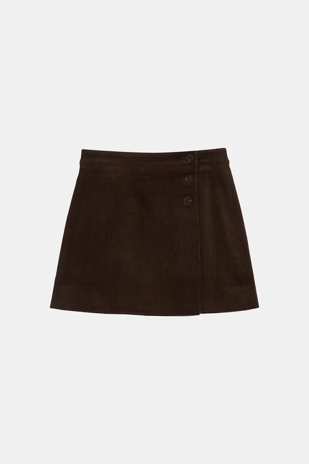 Adele Cord Skirt - Chocolate