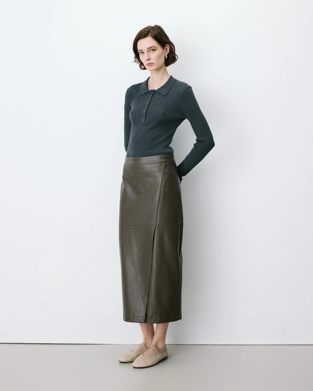 Aenor Skirt - Khaki