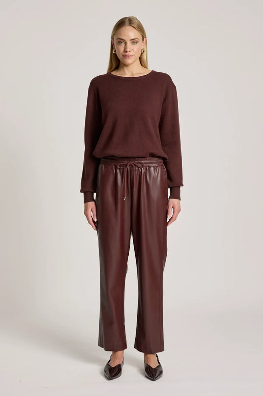 Amina Trousers - Mahogany