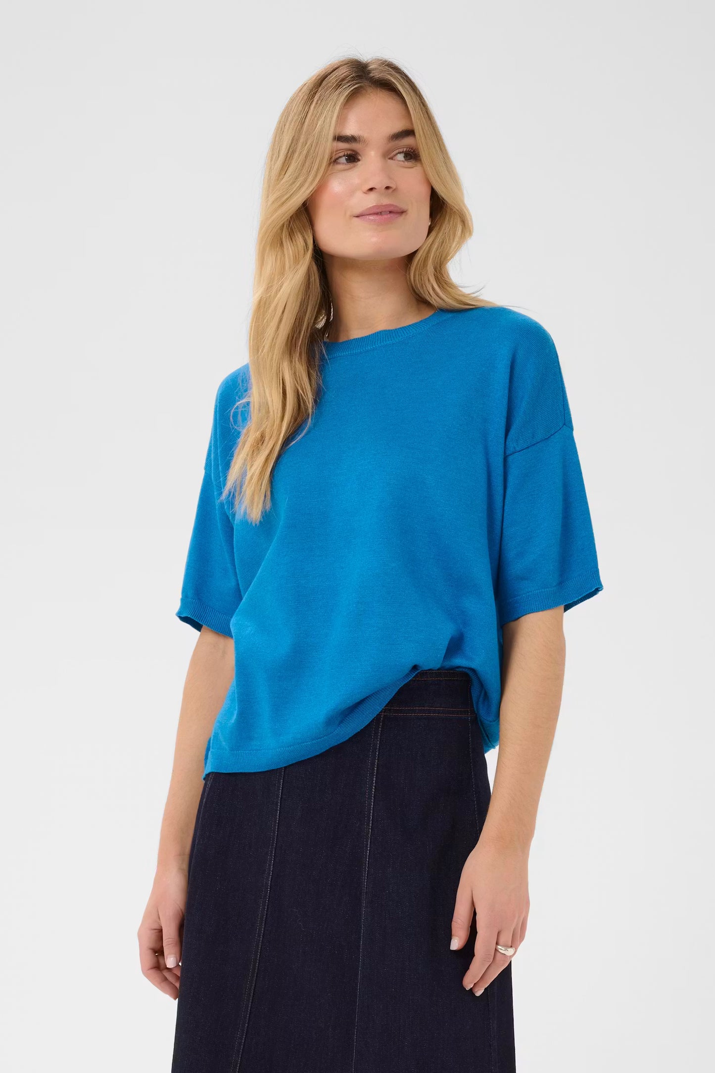 MilaSZ Boxy Pullover - Campanula Mela