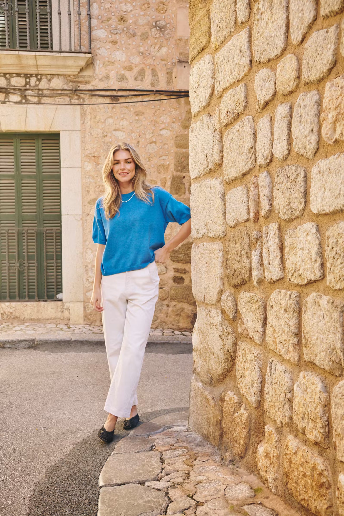 MilaSZ Boxy Pullover - Campanula Mela