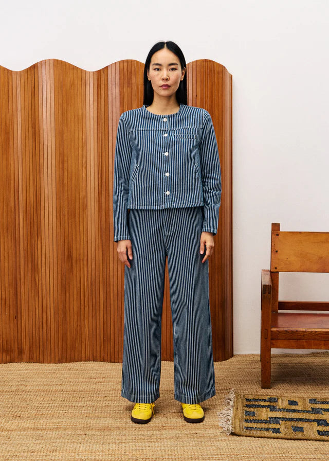 Gaura Blue Denim Jacket - Marine Blue