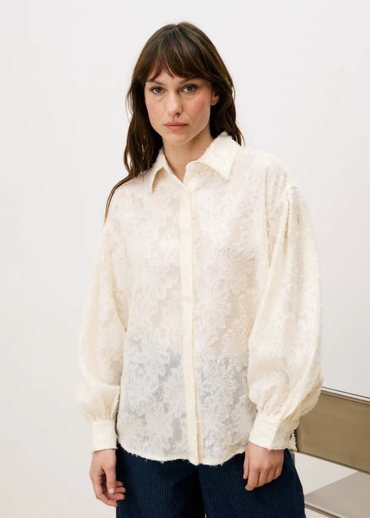 Chemise Candi Blouse - Cream