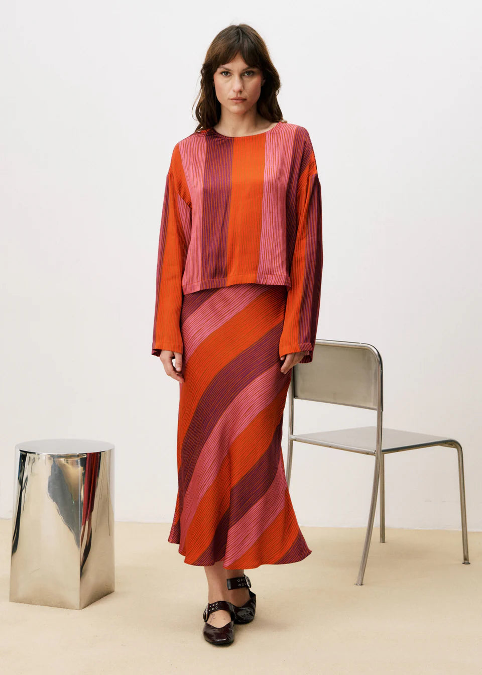 Jupe Khan Skirt - Reds