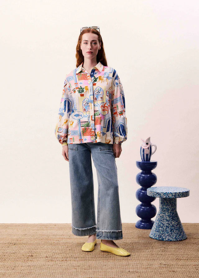 Topaz Shirt Waters Edge - Mixed Print