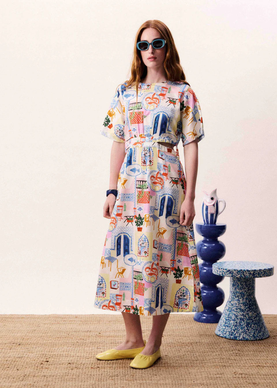Pearl Dress Waters Edge - Mixed Print