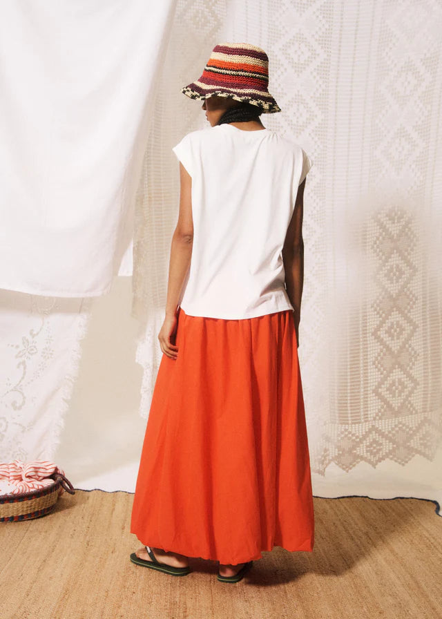 Santino T-Shirt - Cream/Red