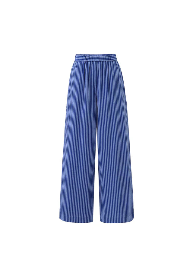 Annunziata Trouser - Blue Stripe