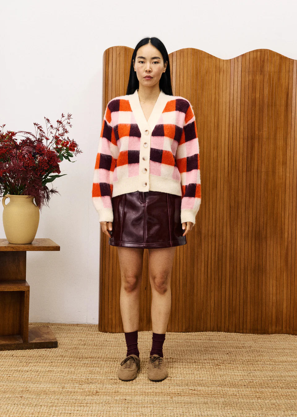 Viola Cardigan - Rose