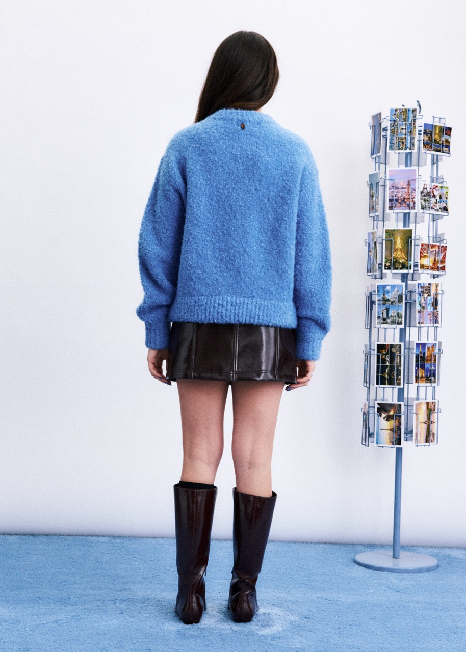 Syros Cardigan - Blue Lavande