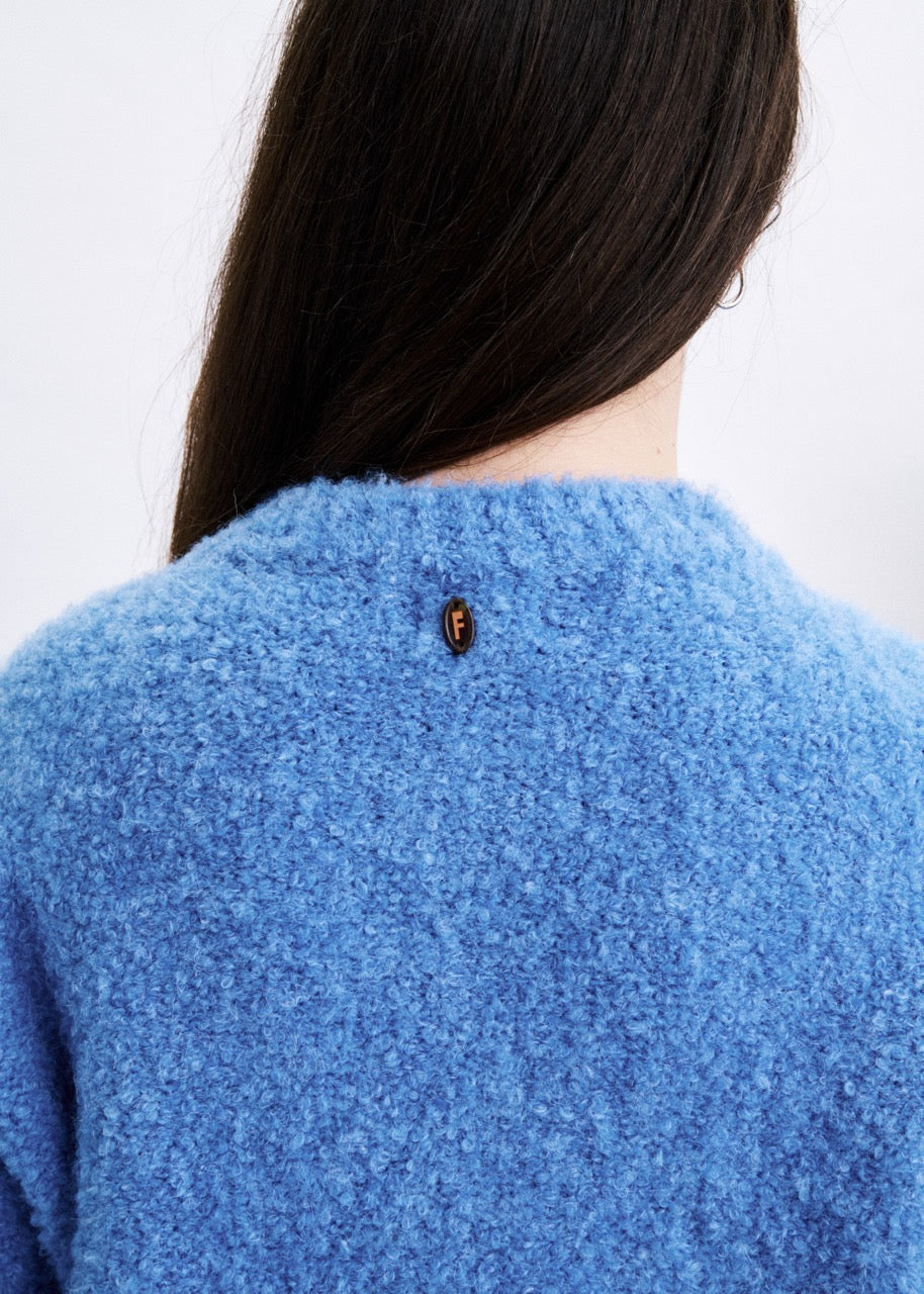 Syros Cardigan - Blue Lavande