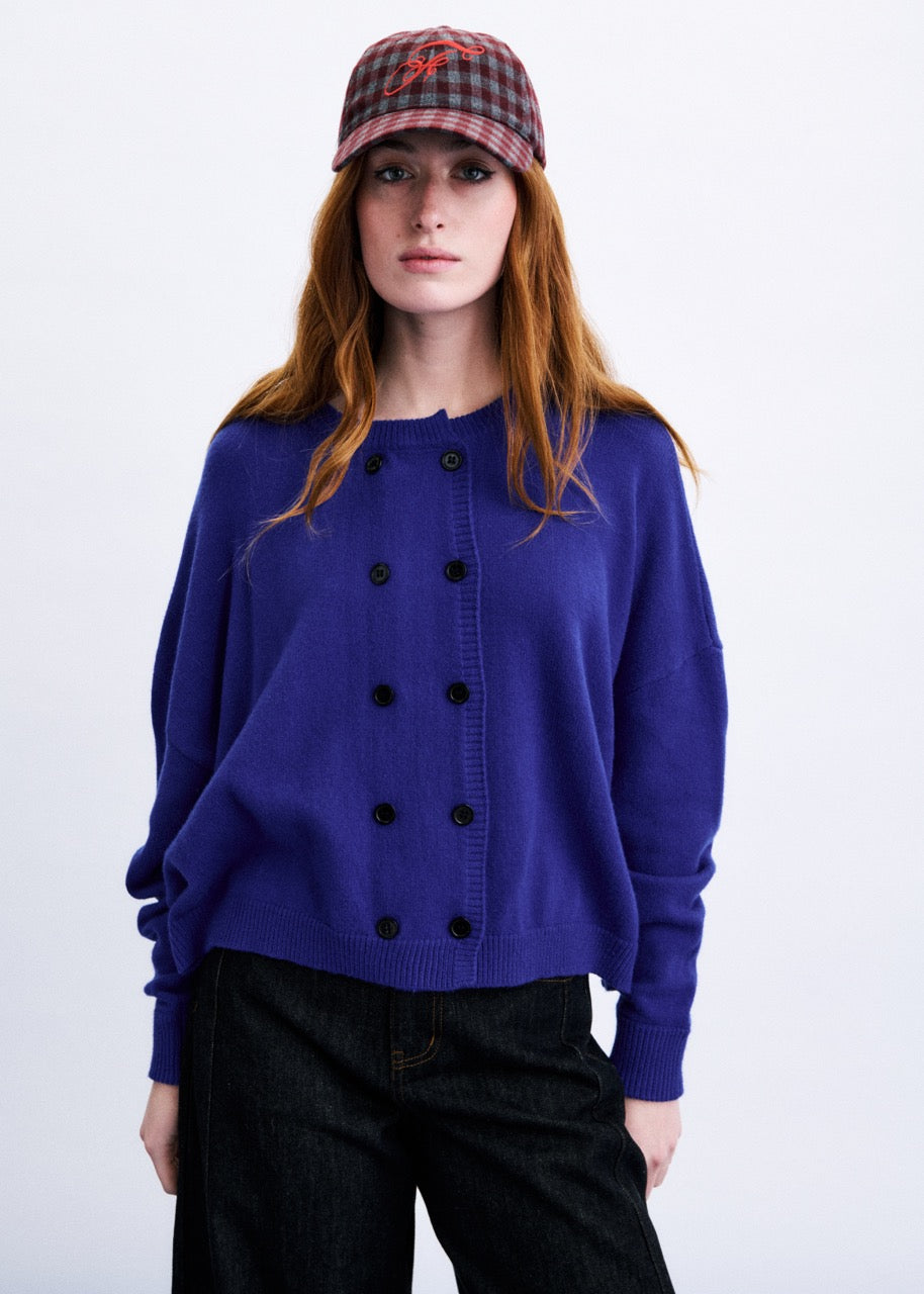 Chichi Cardigan - Electric Blue