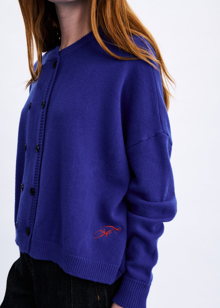 Chichi Cardigan - Electric Blue