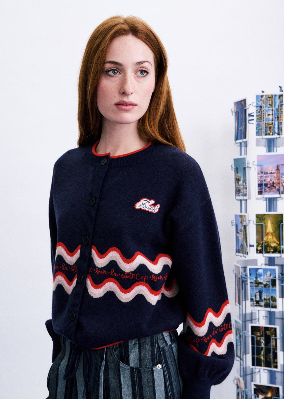 Roadtrip Cardigan - Blue Marine
