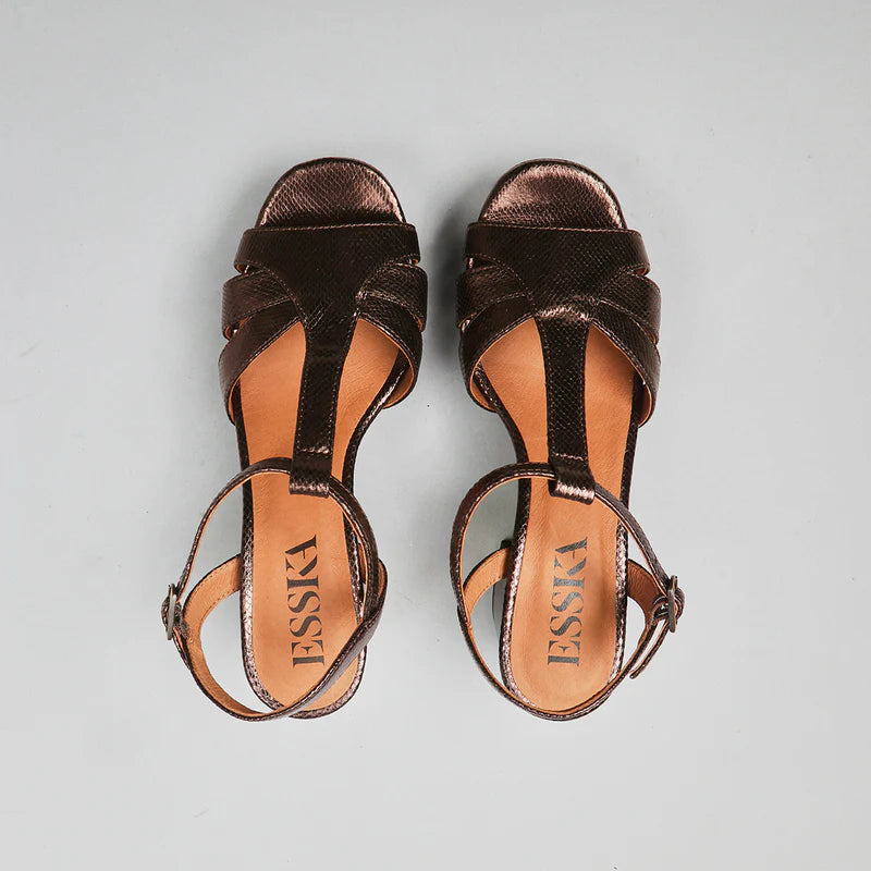 Charlie Shoes - Metallic Dark Brown