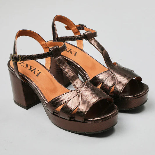 Charlie Shoes - Metallic Dark Brown