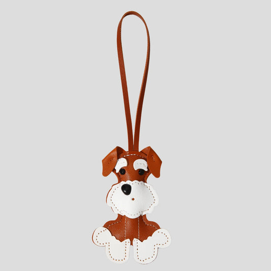 Dog Bag Charm - Brown