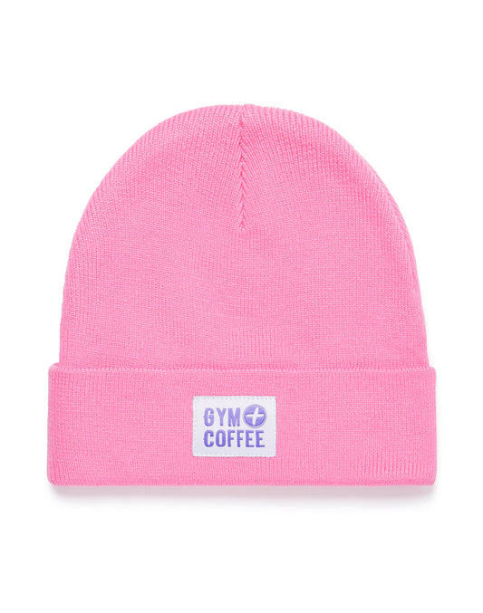 Knit  Beanie - Bright Pink