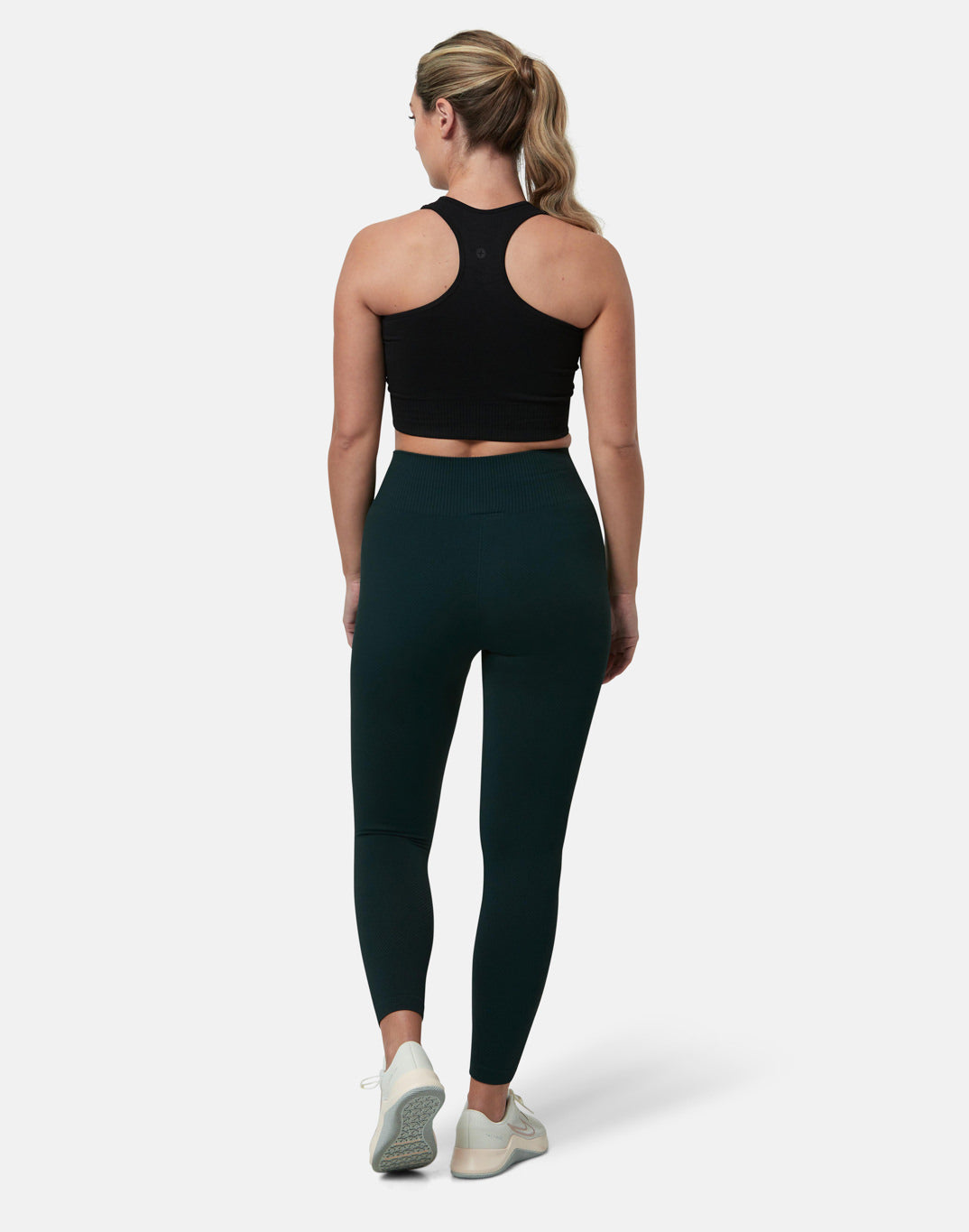 Lotus Chevron 7/8th Leggings - Moss