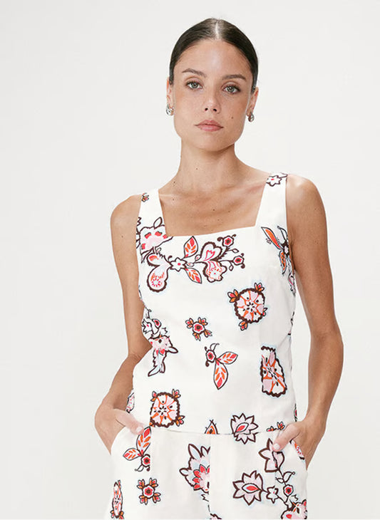 Windsor Top - Ecru