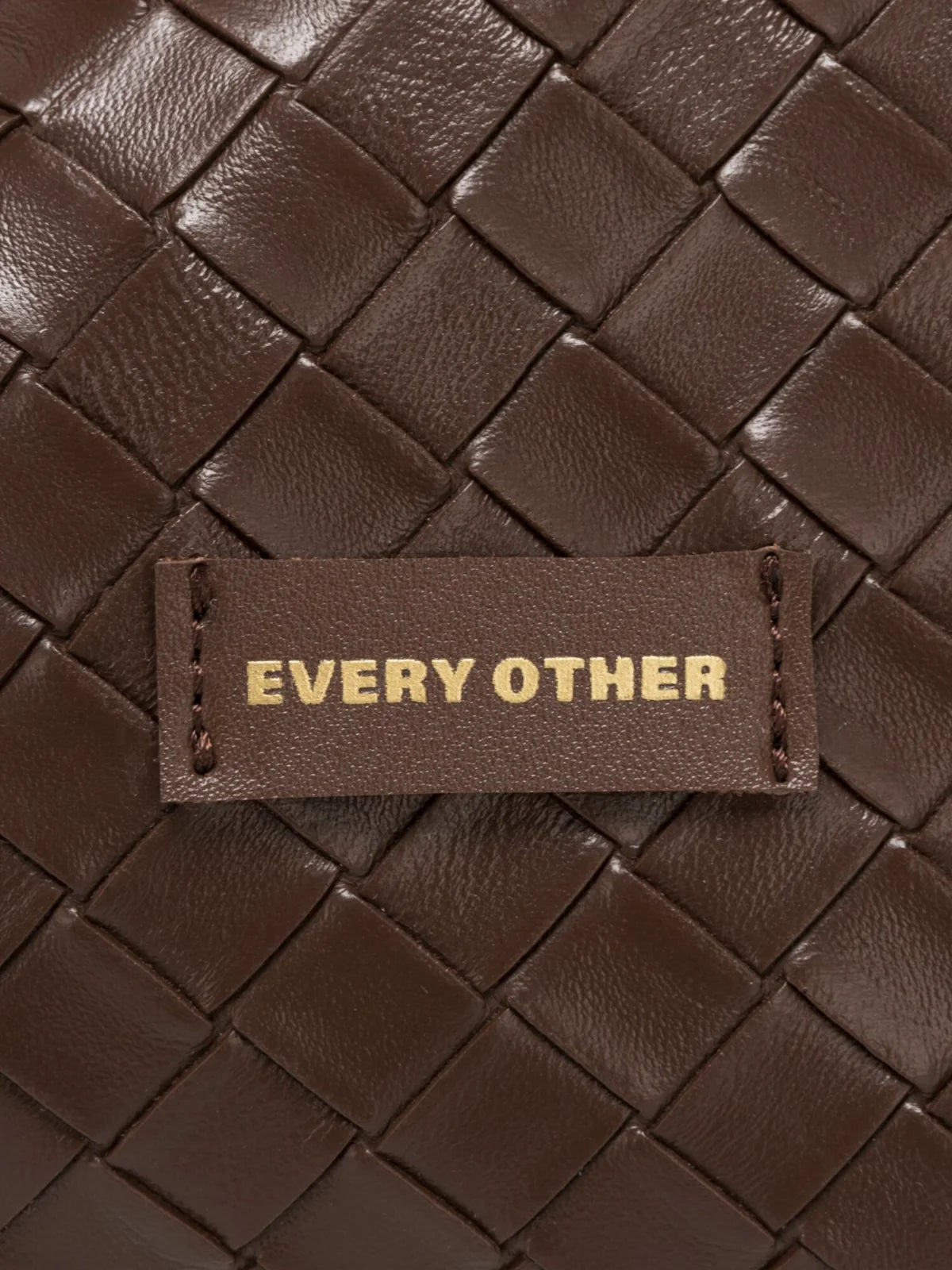 Single Strap Shoulder Bag - Brown