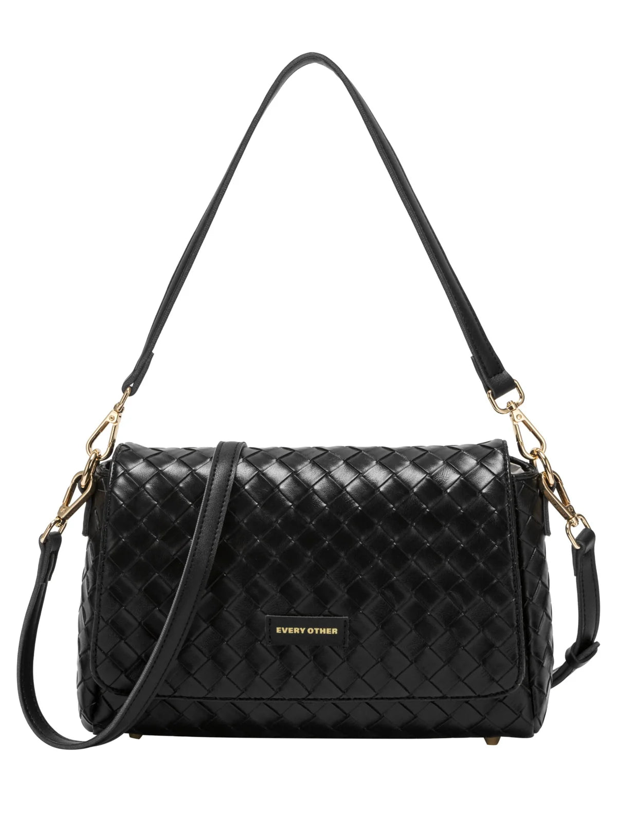 Crossbody Clutch Shoulder Bag - Black
