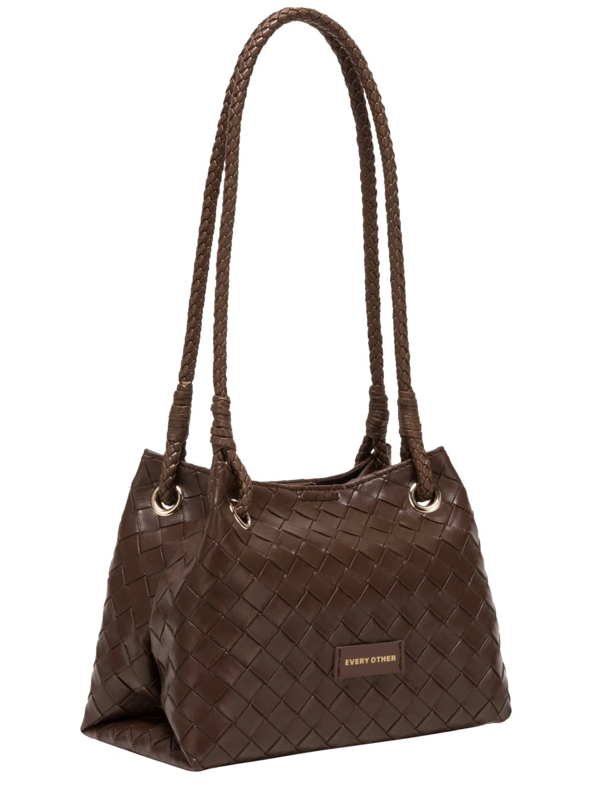 A Line Shoulder Bag - Brown
