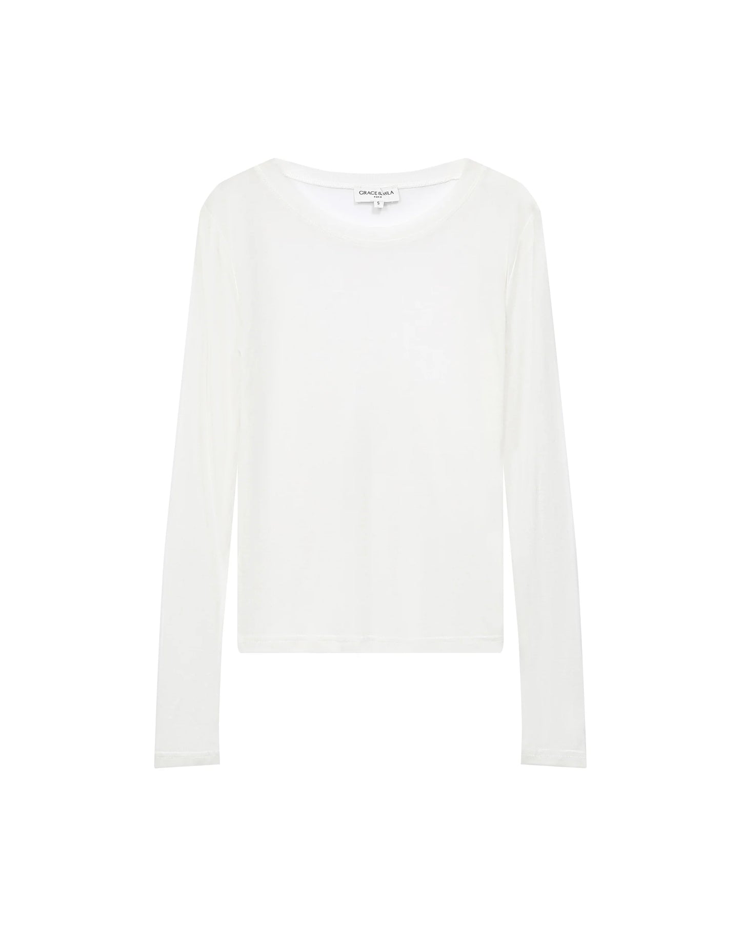 Toni Sheer Jersey Top - Ivory