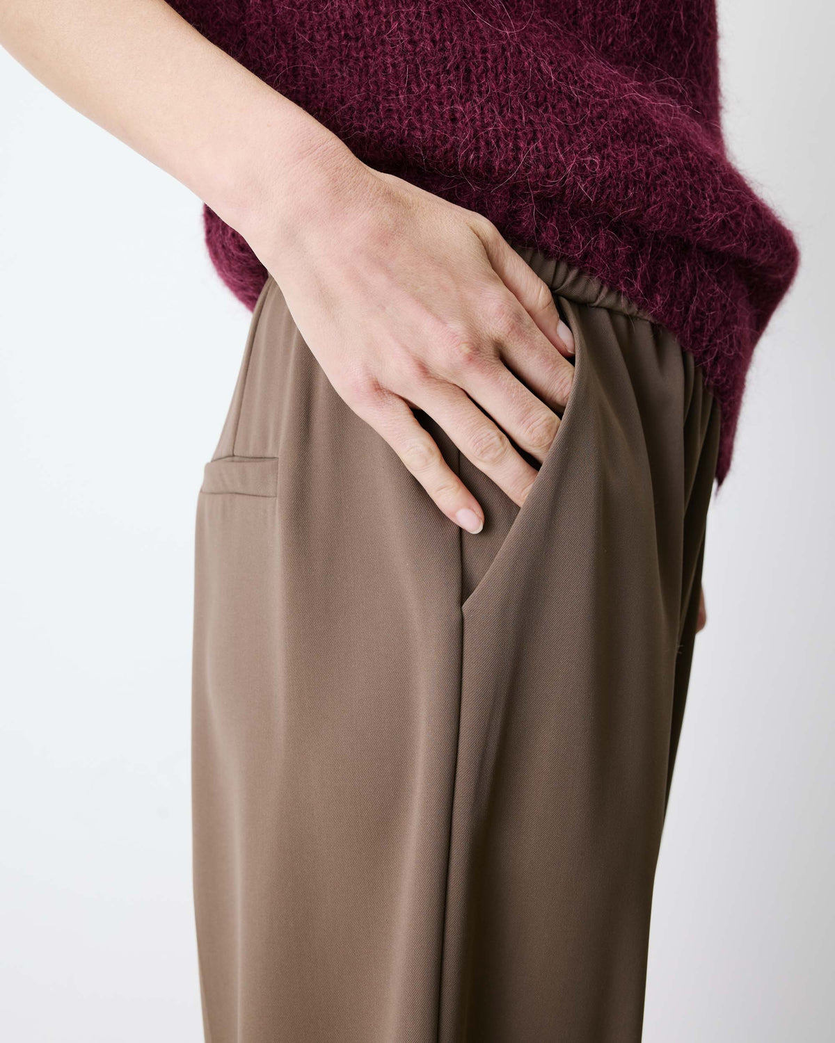 Addison Relaxed Oversized Cardigan - Aubergine