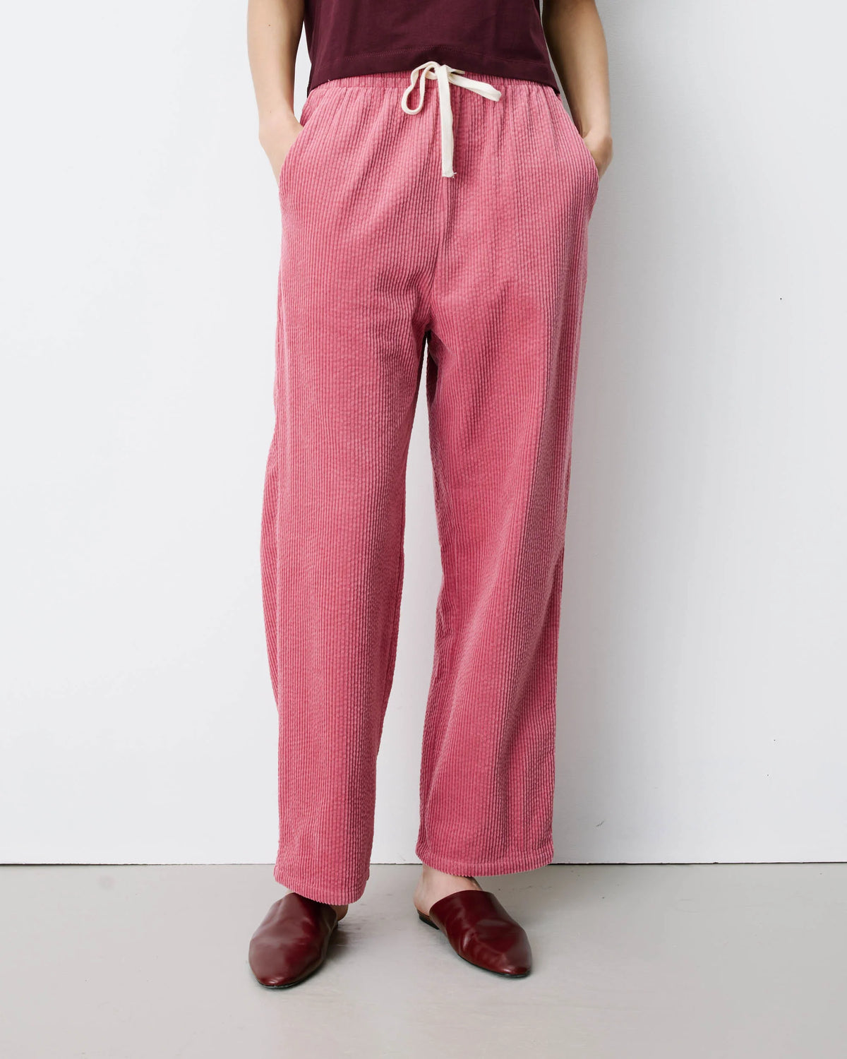 Liberty Chunky Cord Trousers - Blush