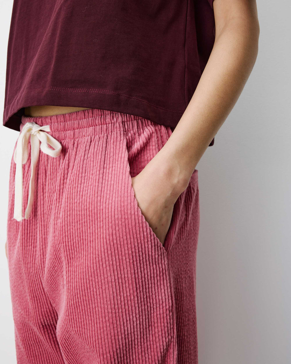 Liberty Chunky Cord Trousers - Blush
