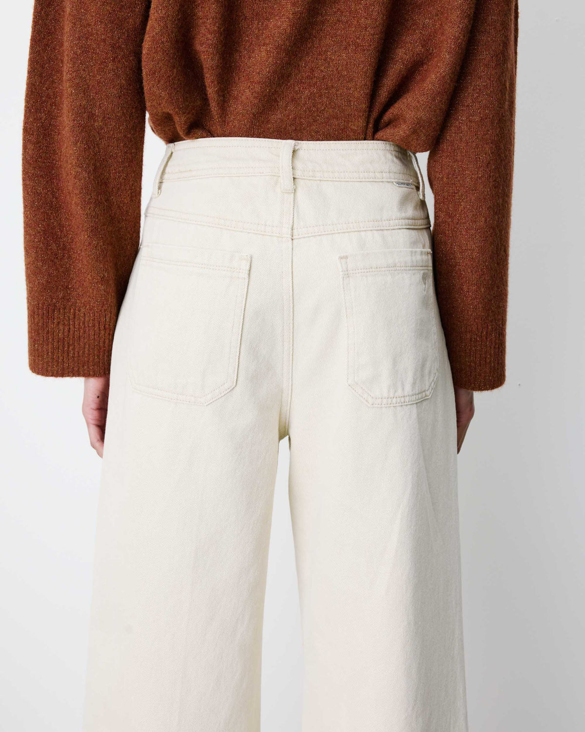 Johan High Rise Cropped Length Jeans - Sable