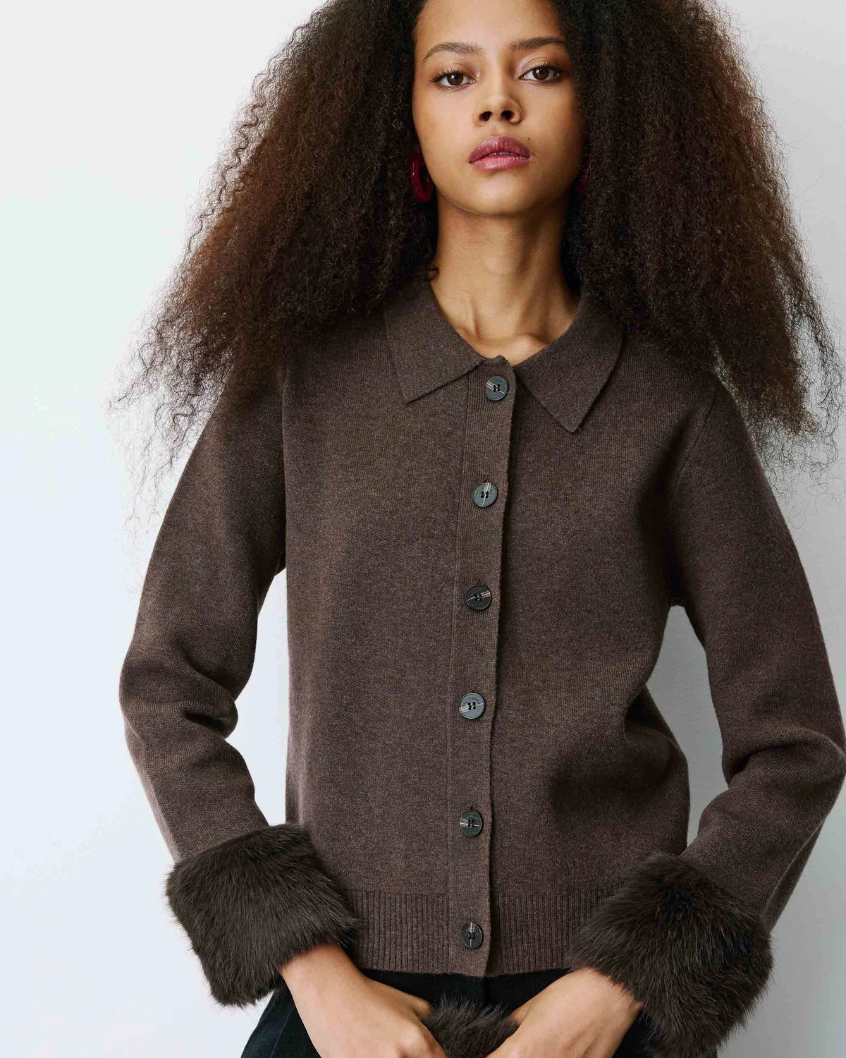 Bambino Cardigan - Chocolate