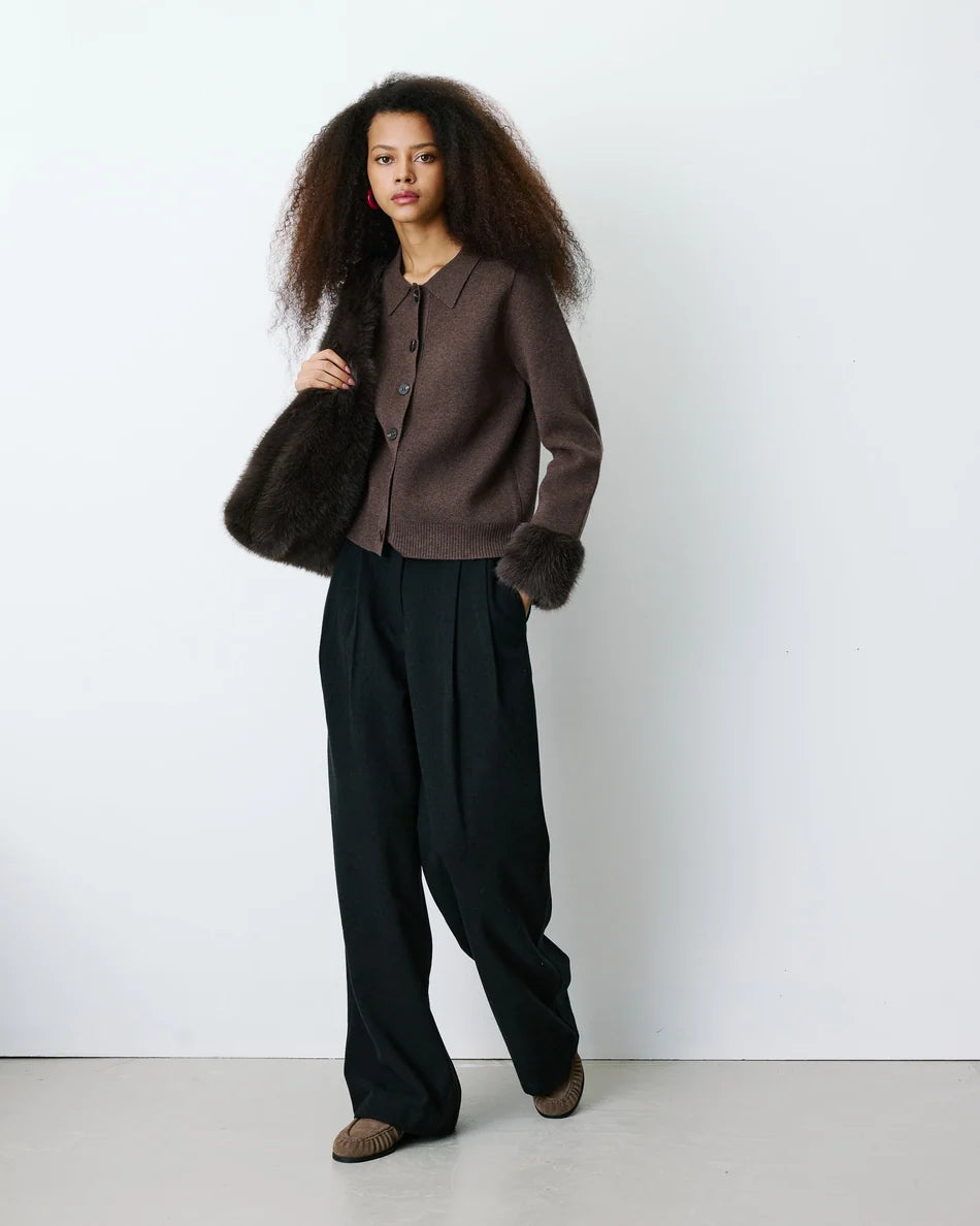 Bambino Cardigan - Chocolate