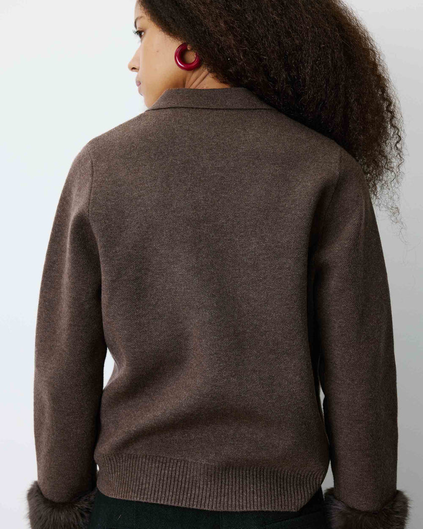 Bambino Cardigan - Chocolate