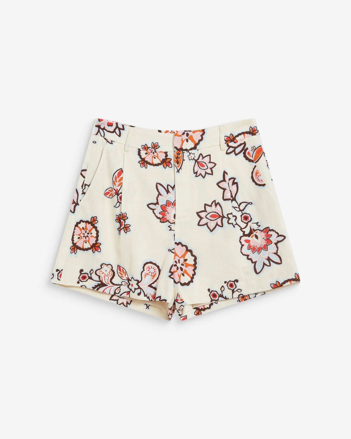 Webber Flower Shorts - Ecru