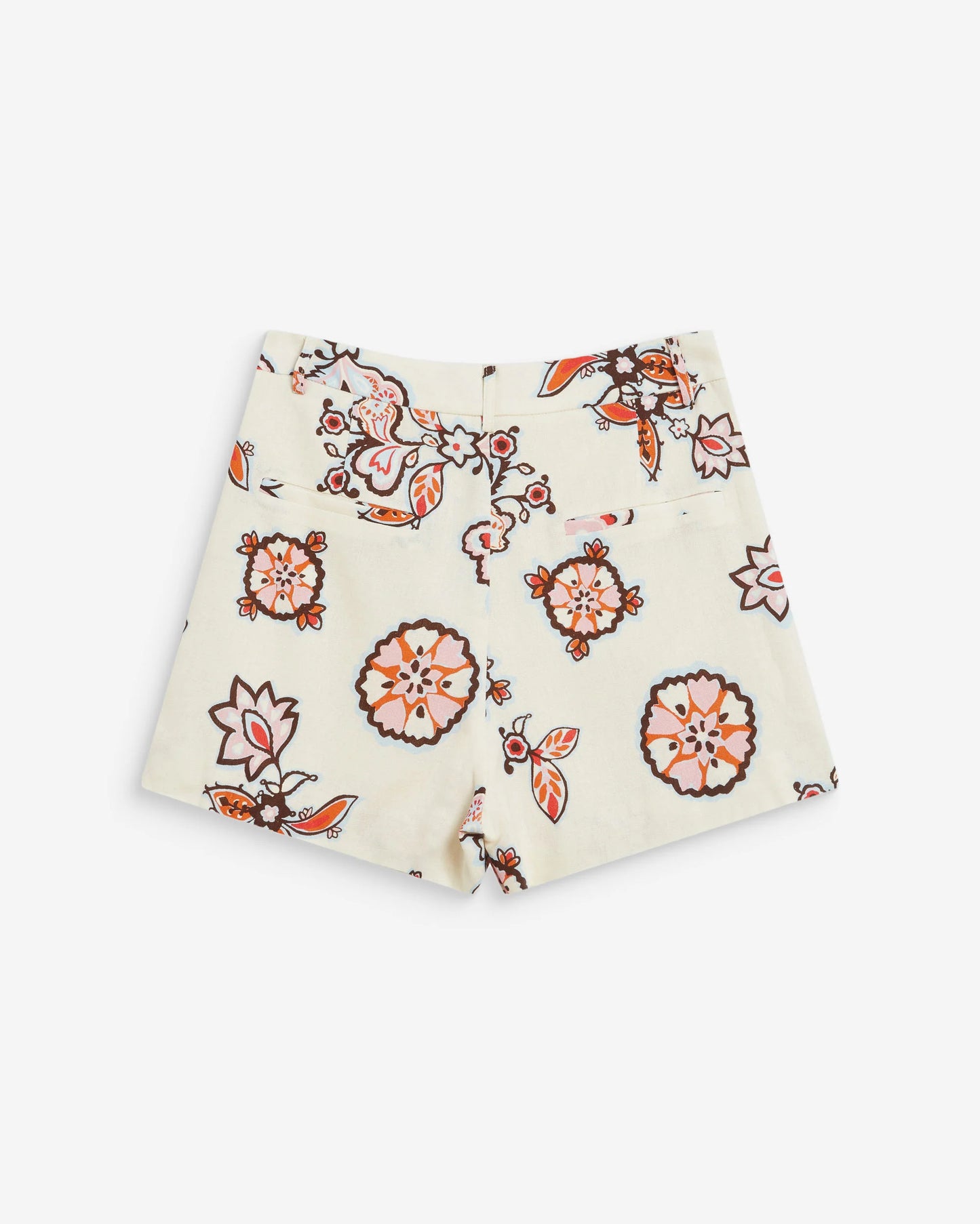 Webber Flower Shorts - Ecru