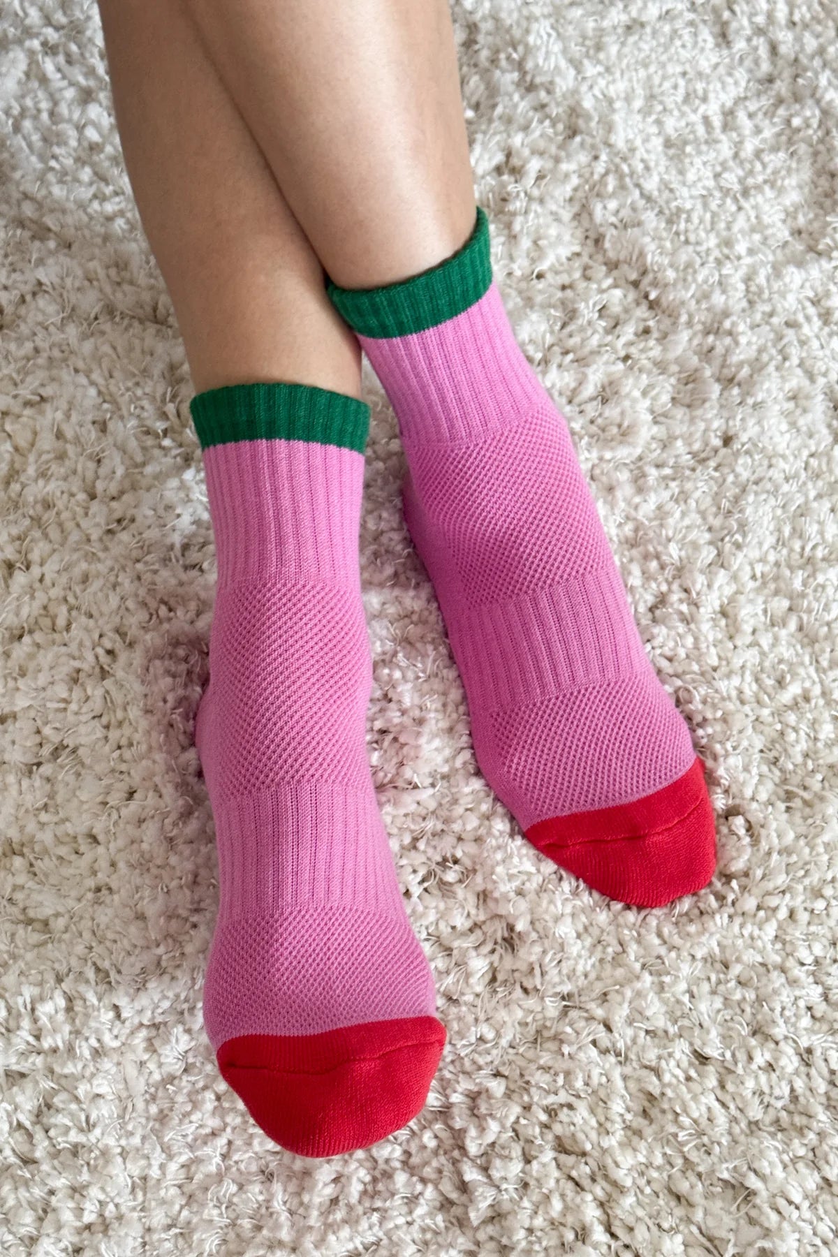 Girlfriend Socks - Rose Green
