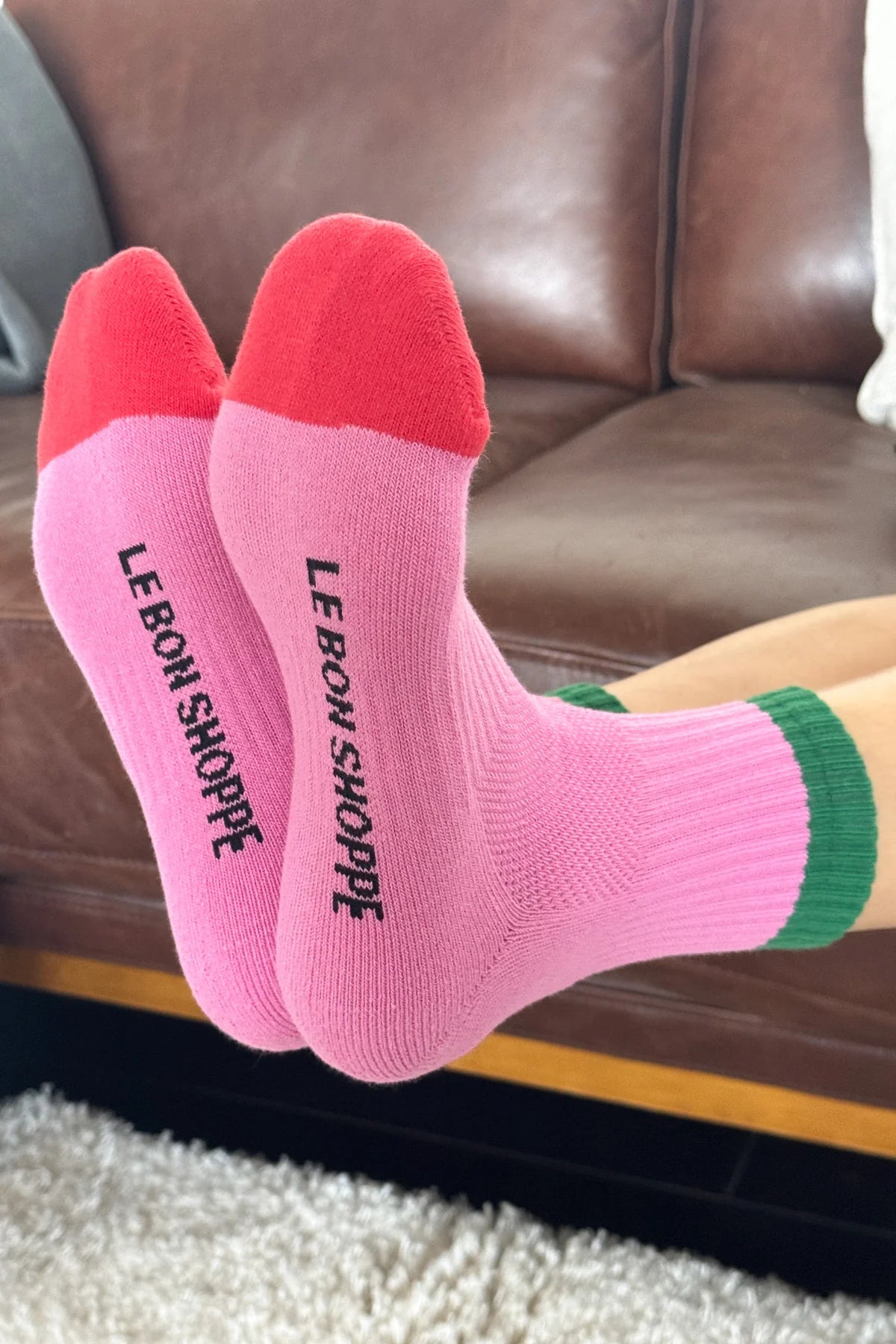 Girlfriend Socks - Rose Green