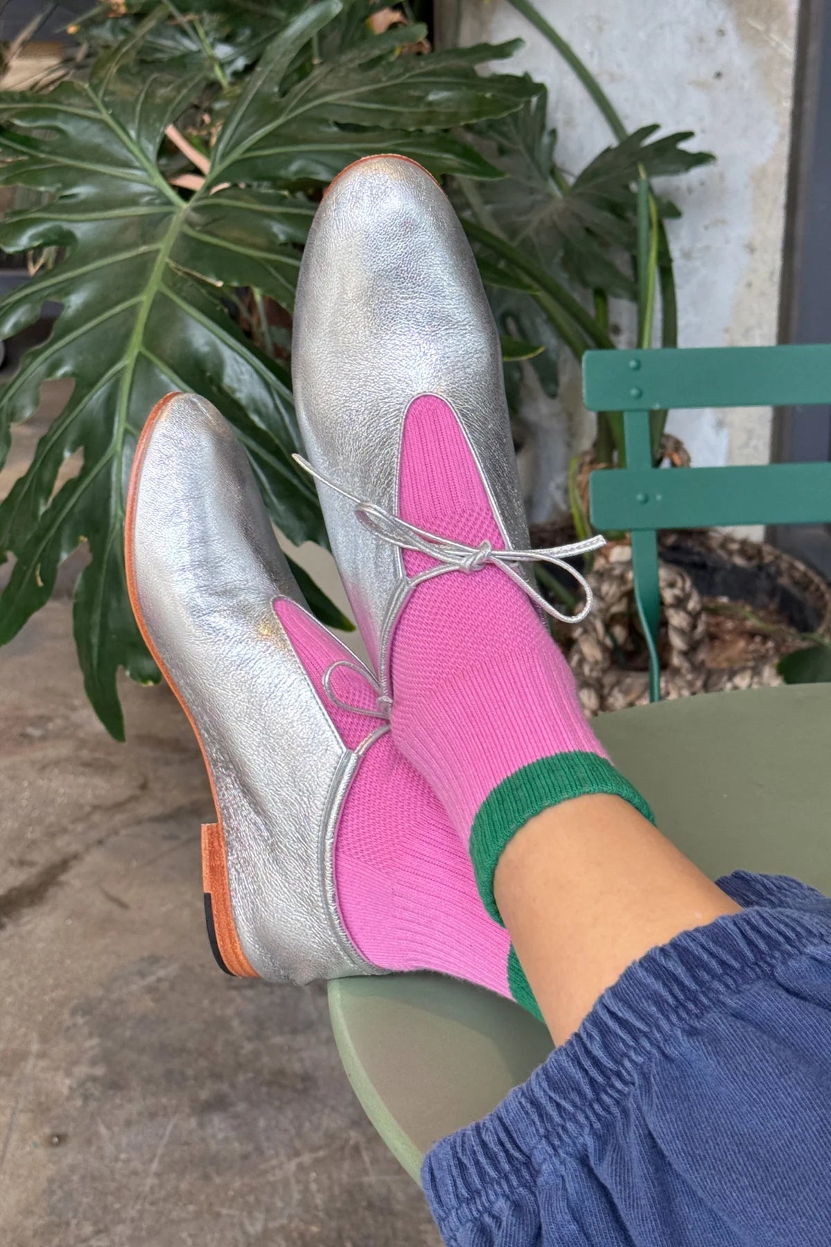 Girlfriend Socks - Rose Green