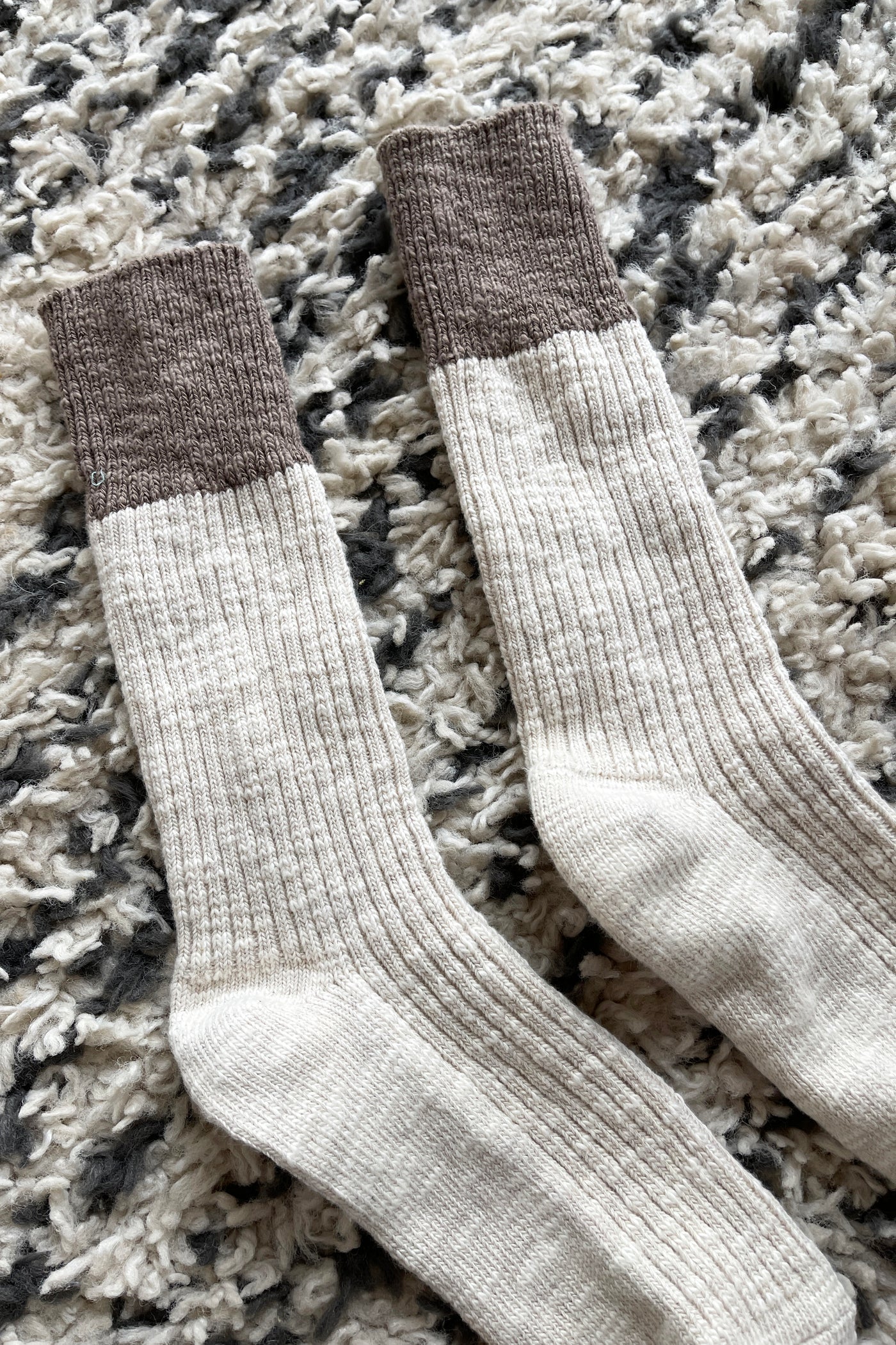 Cottage Socks - Oatmeal & Flax